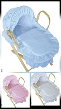 Dolls Moses Basket And Stand
