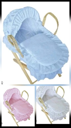 Dolls moses basket and stand - moses,