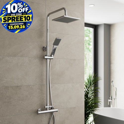 Thermostatic concealed square - thermostatic,