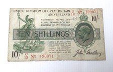 George 1918 ten shillings - v,