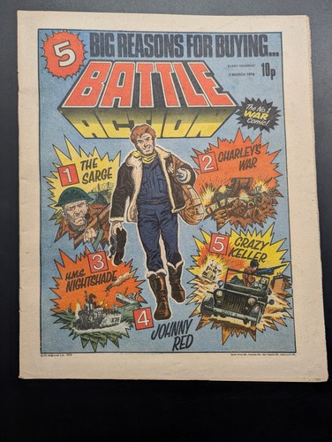 Battle action comic - 3rd, march