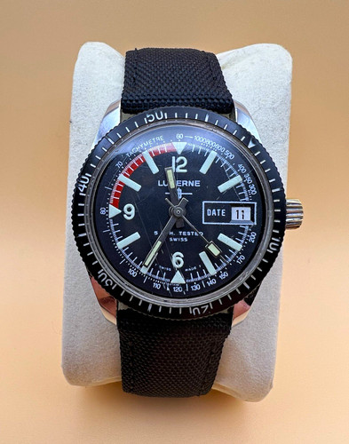 Vintage lucerne diver watch - vintage,