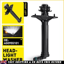 Headlight Washer Jet fits AUDI A6 C7 2.0 Left Passenger Side 2011-2018 4G0955101