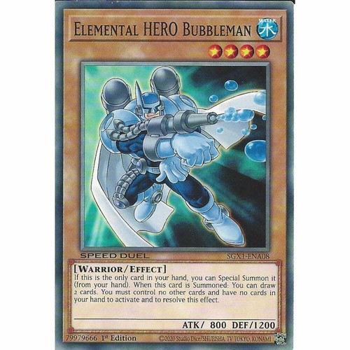 Elemental hero bubbleman - elemental,