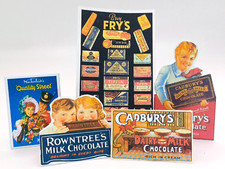 Dolls house 1:12 Scale  Miniature Vintage  Sweet Shop Counter Signs & Poster