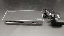 STARTECH DK30A2DH USB-C & USB-A DUAL MONITOR 4K DOCK STATION w/PSU no USB CAB