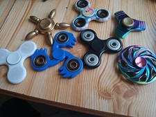 7 Fidget Spinner Toys Stress Reliever Gaming Metal Alloy Hand Spinner Kids Adult