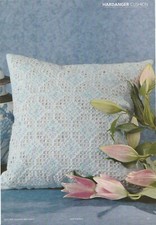 Hardanger Cushion Flower Cross