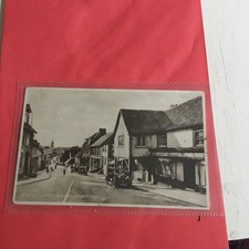 Old Postcard Bishops Stortford ( Old Car )