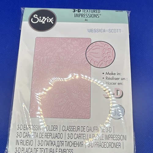 Sizzix textured impressions - 3d,