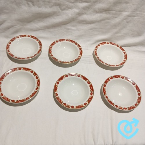 Maddock bowls set red - of, 6