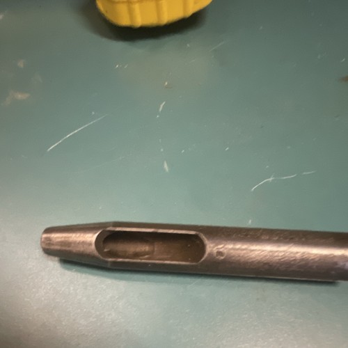 Vintage leather punch tool - vintage,
