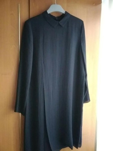 Women cos dress - navy, s