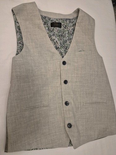 Next boys beige - waistcoat, &