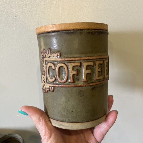 Tremar pottery coffee storage - tremar,