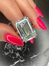 Emerald Cut Diamond Women Ring