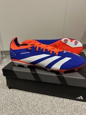 New Adidas Mens Predator Pro FG Football Boots Blue White UK 11 