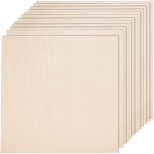 12 Pack Basswood Sheets for