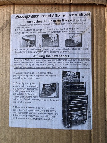 Snapon tool chest graffics - chest,