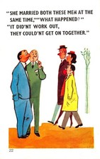 SAPPHIRE COMIC POSTCARD  NO 22