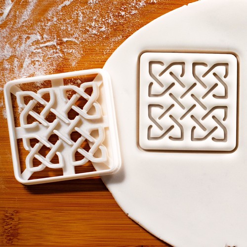 Celtic square knot cookie - celtic,