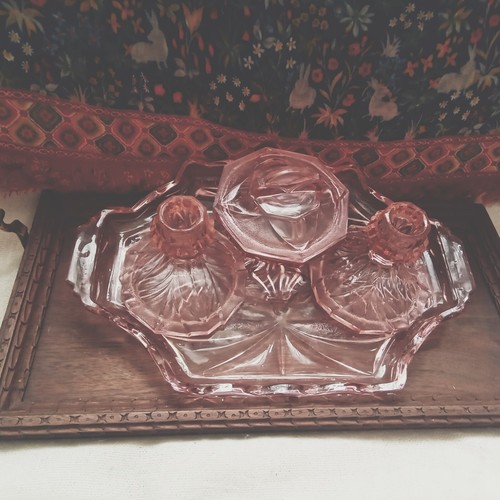Vintage art deco pink - art,