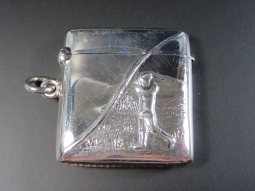 Sterling silver golf vesta - sterling,