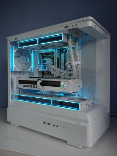 White custom gaming rtx - gaming, |