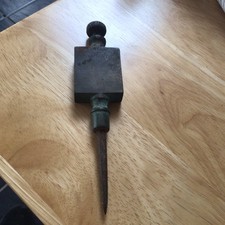 Vintage Brass Trammel Point Woodworking Hand Tool Carpentry