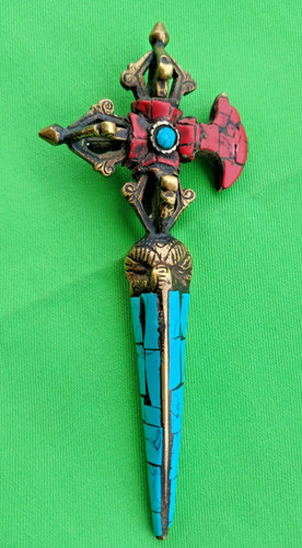 Tibetan turquoise inlaid