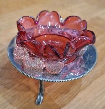 Victorian Cranberry Glass Bowl