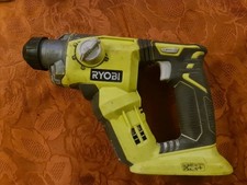 Well used Ryobi R18SDS 18V Cordless Rotary HAMMER SDS Drill - Working