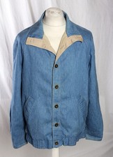 Levi's for Men Chore Jacket Vintage Orange Tab Soft Denim Lined Men's M Rare