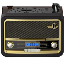 Bush Classic Retro Turntable (No Lid) - Free 1 Year Guarantee