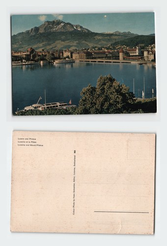 Vintage postcard lucerne - vintage,