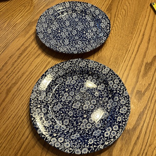Vintage burleigh calico - vintage, blue