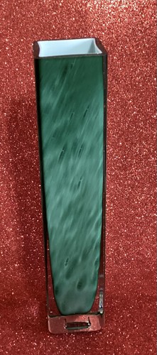 Tall green marble effect stem