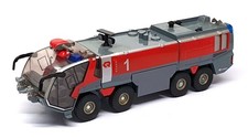 Siku 1/50 Scale 2105 - Rosenbauer Airfield Water Cannon Fire Truck - Red/Grey
