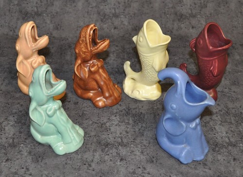 Red wing pottery donkey - red,