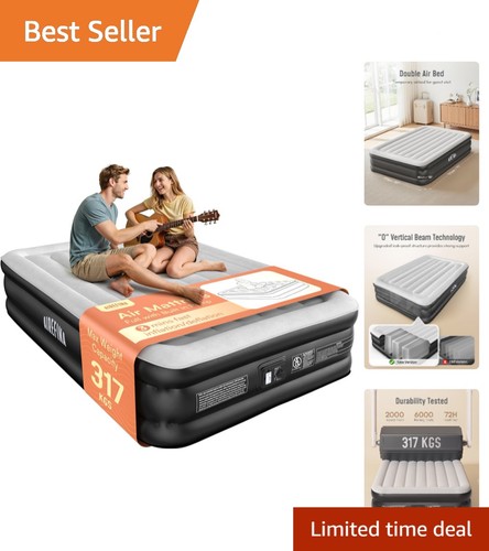 Comfortable double airbed - comfortable, with