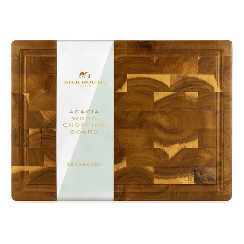 Acacia wood chopping board - acacia,
