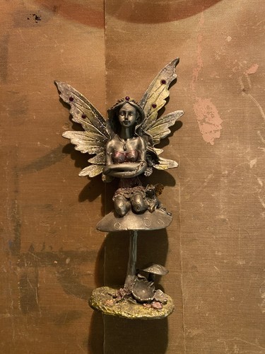 Small fairy ornament - fairy, pewter