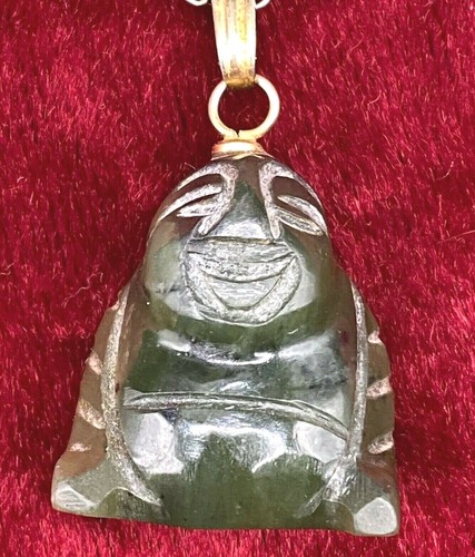 Laughing lucky buddha carved - lucky,