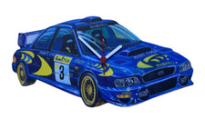 Subaru Impreza Clock - Subaru