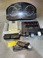 VW TIGUAN 2.0 TDI ENGINE ECU LOCK SET KIT 03L906022T CBA MANUAL