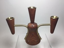 A Vintage Wooden And Brass