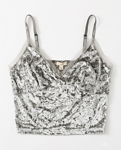 Women cropped silver party - cropped,