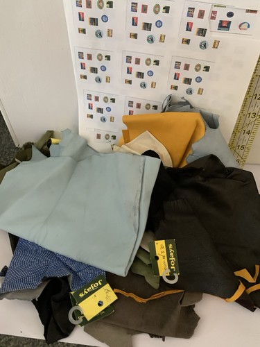 Genuine leather offcut pieces - genuine,