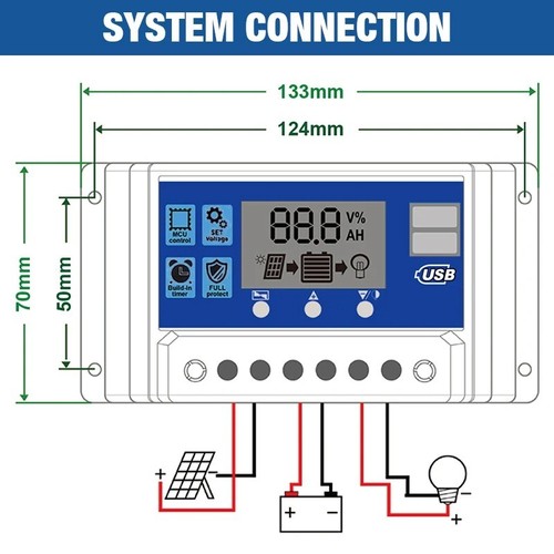 60a pwm solar charge - solar,