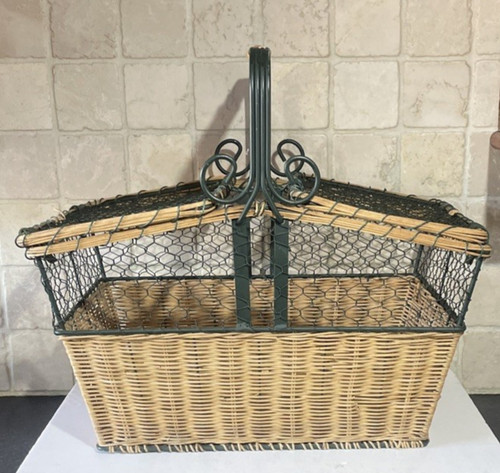 Vintage wicker green - vintage,
